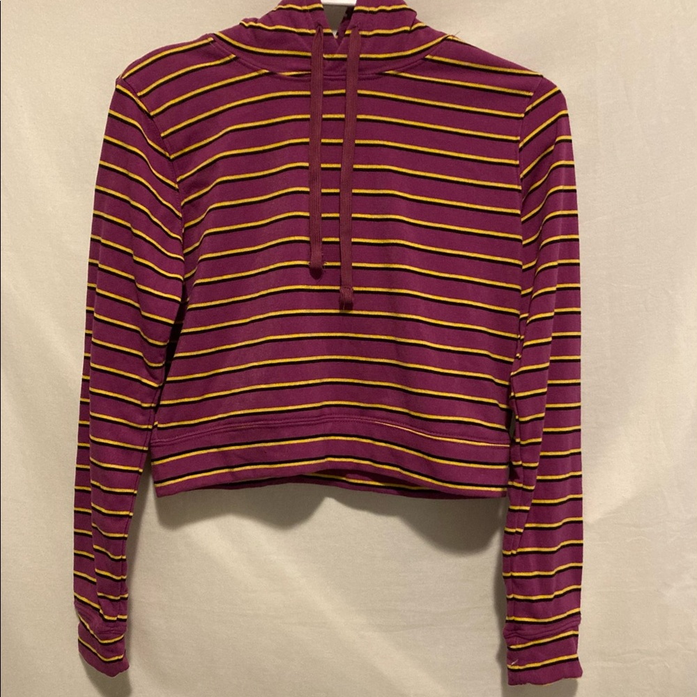 Cotton On Purple Cropped Hoodie
